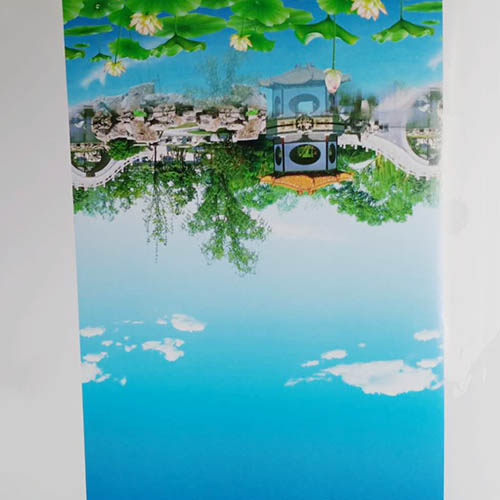 北京山水画卷帘